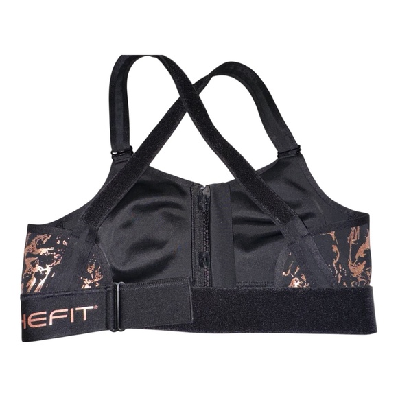 Shefit Black Rose-gold Sports Bra M - Picture 2 of 4